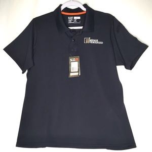 5.11 Tactical Womens Navy Blue Performance Polo Size Large